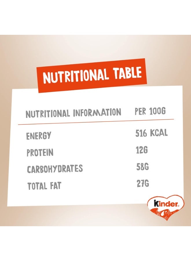 Kinder Cards – Thin Wafer Biscuits with Milk and Cocoa Cream – 256g – 10 Packs - Image 2